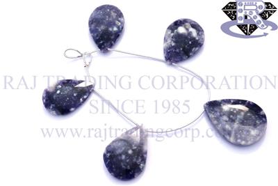 Morado Purple Opal Faceted Pear (Quality AA)